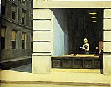 Edward Hopper Canvas Paintings - New York Office